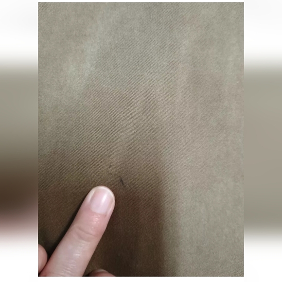 Orvis Women's Full Zip suede feel Jacket Olive Green Tan Size 14 - Picture 10 of 11